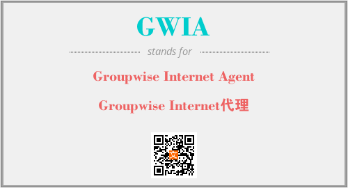 GWIA - Groupwise Internet Agent