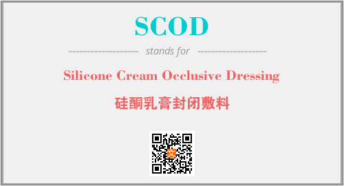 SCOD - Silicone Cream Occlusive Dressing
